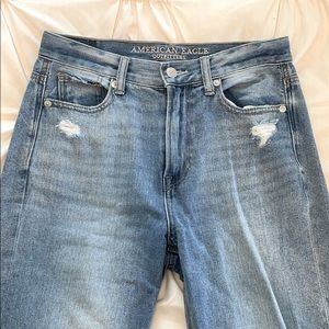 American Eagle Ripped Mom Jeans